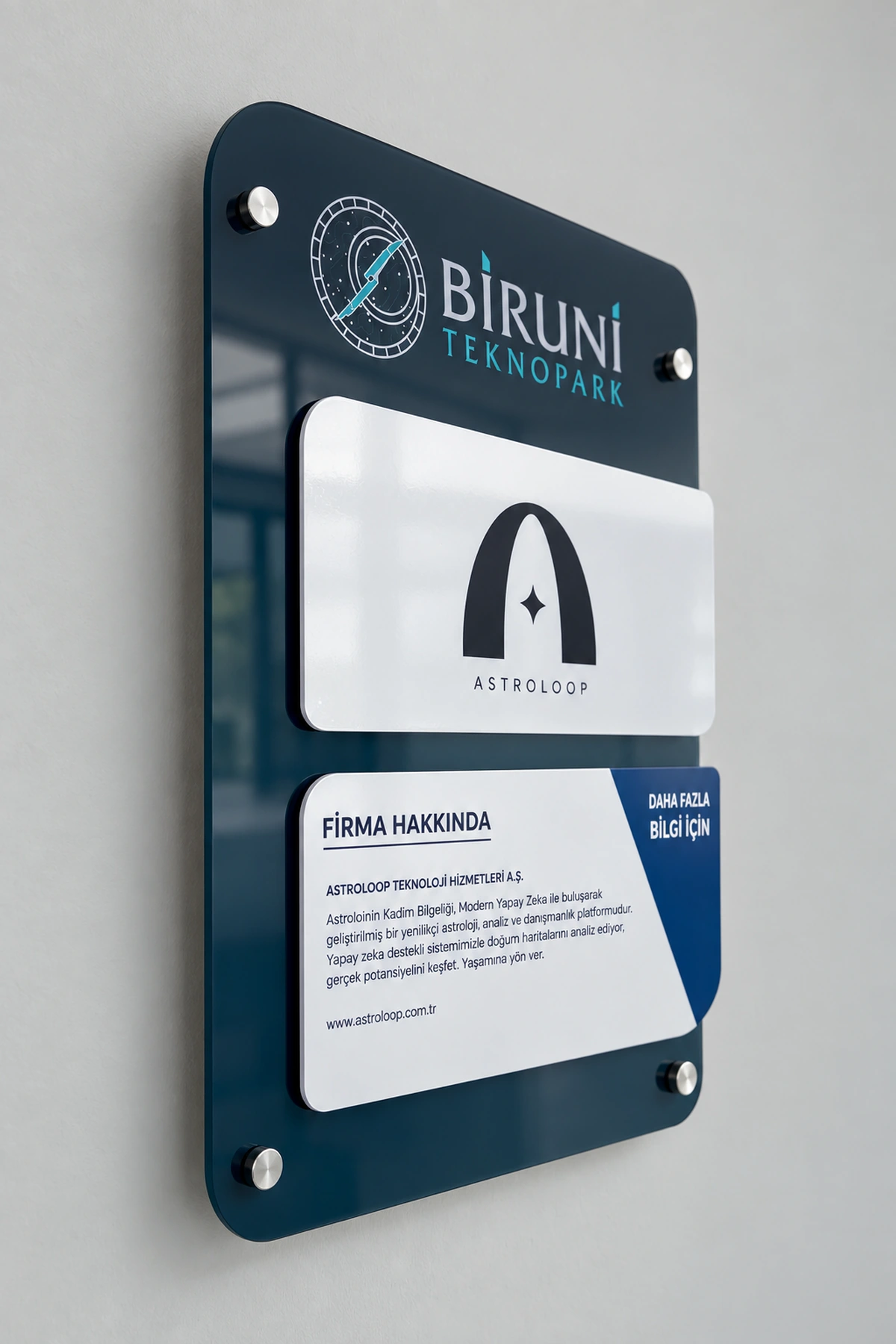 Mıknatıslı Pleksi Tabela | Değiştirilebilir Firma Panosu