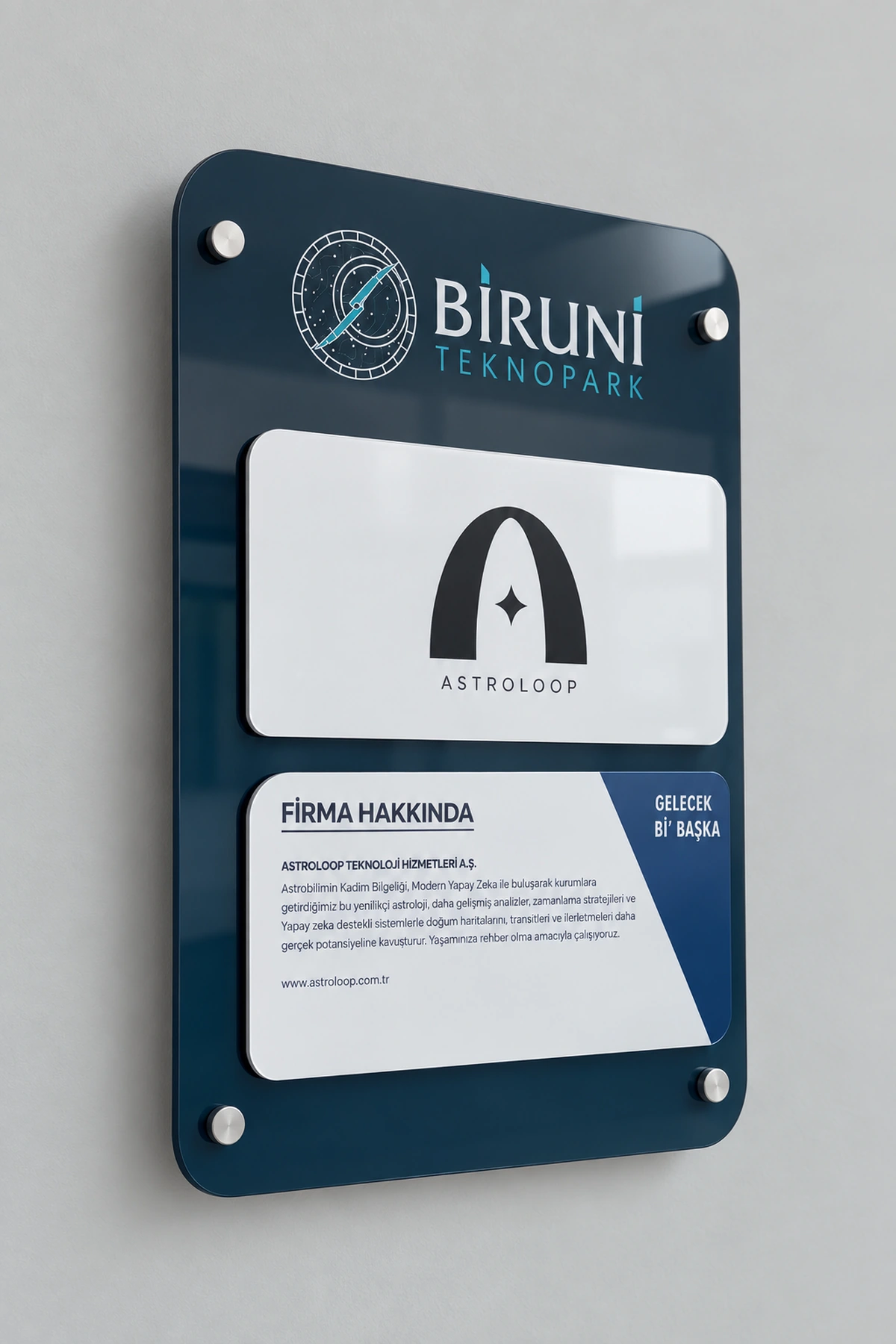 Mıknatıslı Pleksi Tabela | Değiştirilebilir Firma Panosu