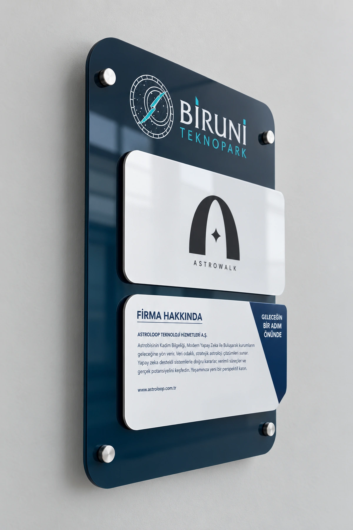 Mıknatıslı Pleksi Tabela | Değiştirilebilir Firma Panosu